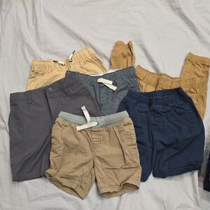 Cat & Jack Kids Shorts Set - Tan, Gray, and Blue